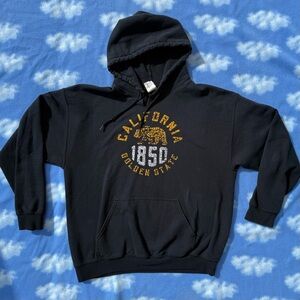 California Golden State Black Hoodie